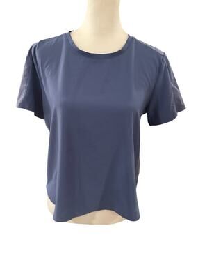 Avalanche Blue Short Sleeve top Medium